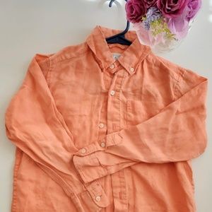 The Children's Place Orange Button Down Boys